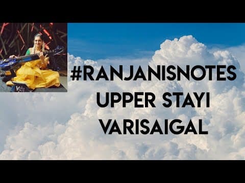54 Mel / Upper Stayi Varisaigal 4 and 5 | Ranjani Mahesh | Veena tutorial | Learn veena