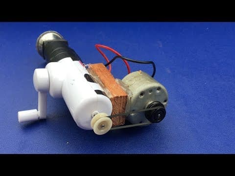 Free energy, How to Generator By Electric DC Motor Work 100%