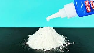 Super Glue and Baking soda ! Pour Glue on Baking soda and Amaze With Results