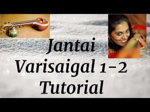 48Jantai Varisai Part 1 - 1 and 2 | veena tutorial | #ranjanisnotes | Learn basics of Veena