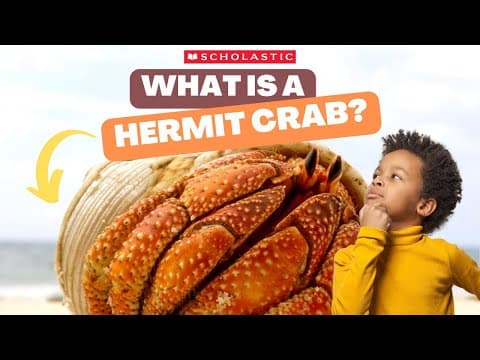 What is a hermit crab and how do they wear shells