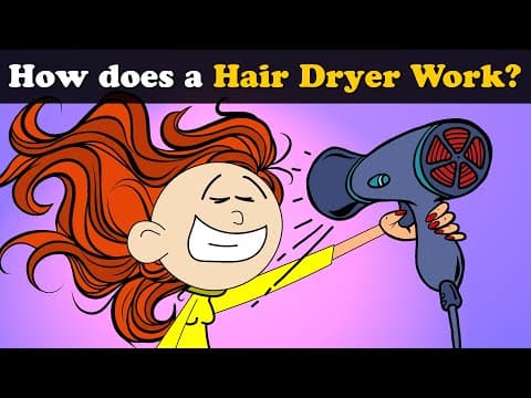 How does a Hair Straightener Work? + more videos | #aumsum #kids #science #education #children
