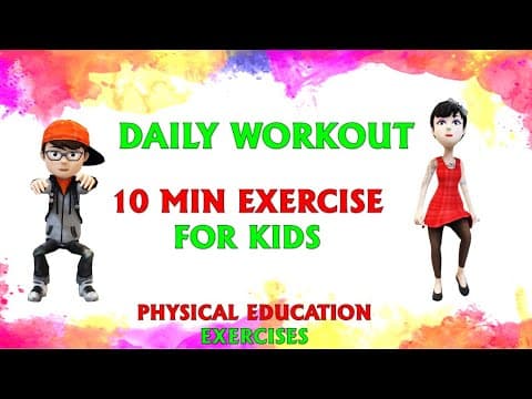 10 Min Exercise for Students - Home Workout - physical education exercise