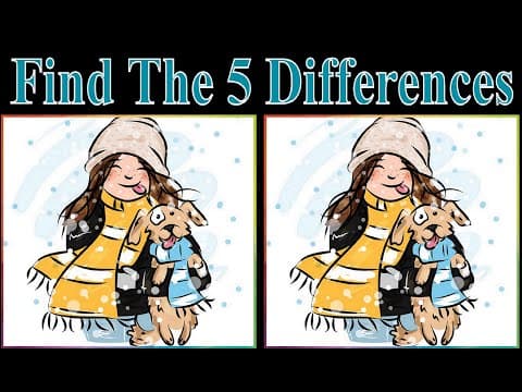 Spot the 5 Difference Have you ever seen such a difficult spot the difference game? (NO.36）