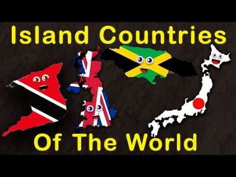 Island Countries of the World - Geography Size Comparisons