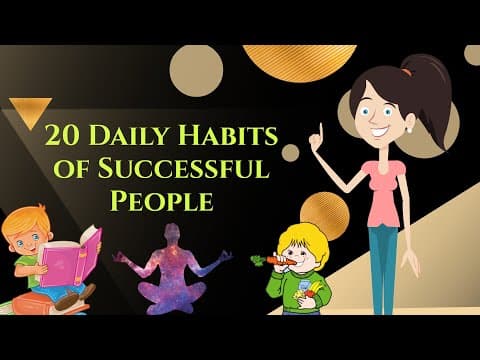 20 daily habits of successful people