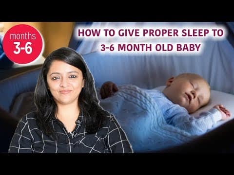 Tips to make 3 to 6 month old babies sleep well- momcom india explains