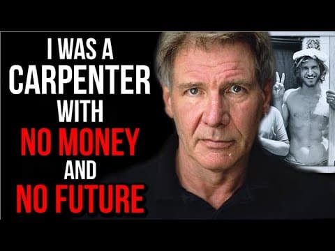 Motivational Success Story Of Harrison Ford - From Poor Carpenter To Successful Movie Star