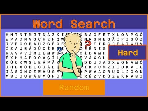 Word Search - Challenge  Ep1138