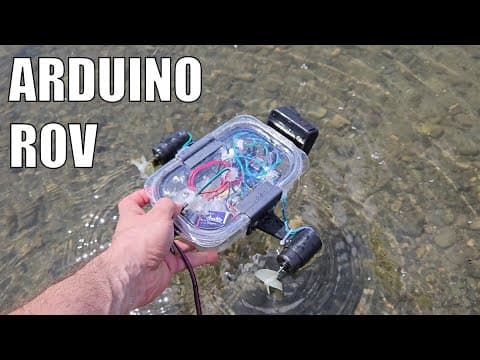Make an Arduino ROV Remotely Operated Vehicle | Engineering Project