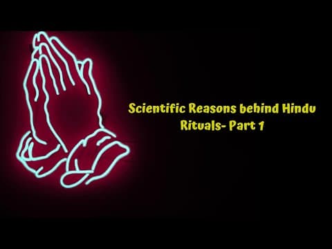 Scientific facts behind hindu rituals part 1