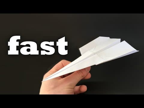 How to make paper jet plane