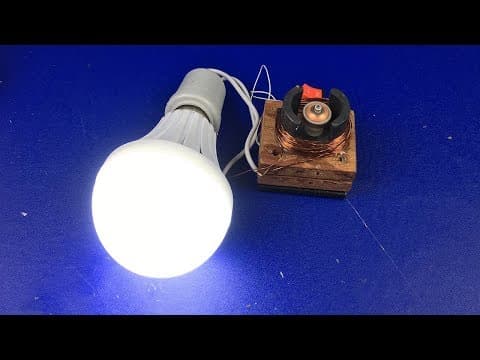 Electric DC Motor Generator Free Energy - How to make a homemade mini powerful energy using magnet
