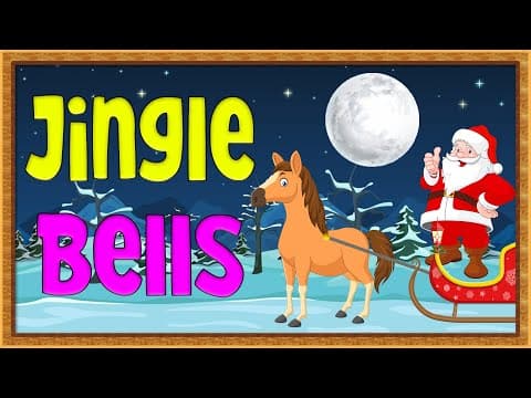 Jingle bells rhyme - kids learning - nursery rhymes for kids