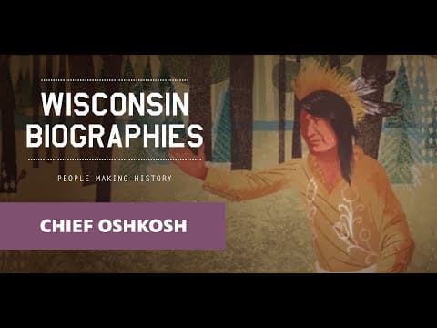 Chief Oshkosh and a history of Menominee Forest conservation