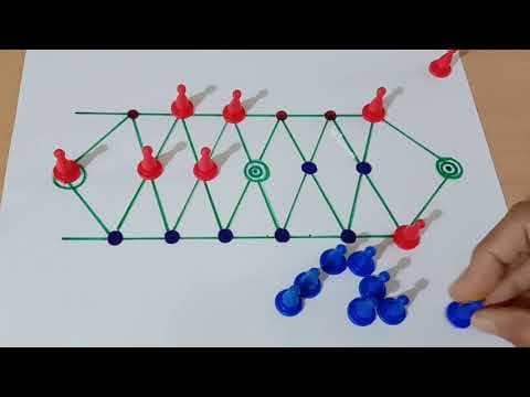 Apache Board Game || children board game || Paper and pen games