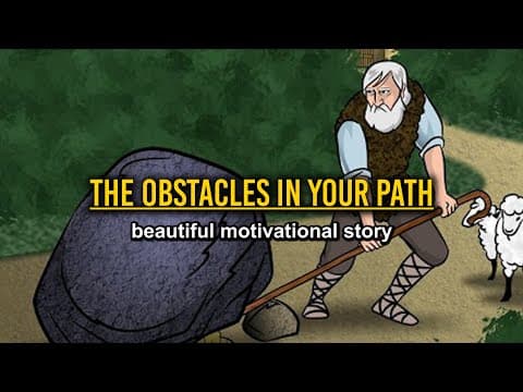 The Obstacles In Your Path - short
motivational story