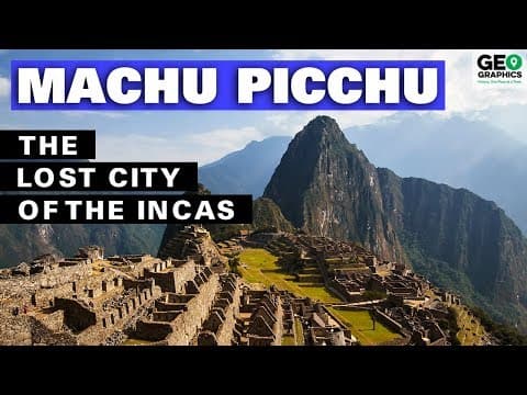 Machu picchu the lost city of the incas