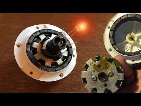 Fan motor used as free energy generator 100% working