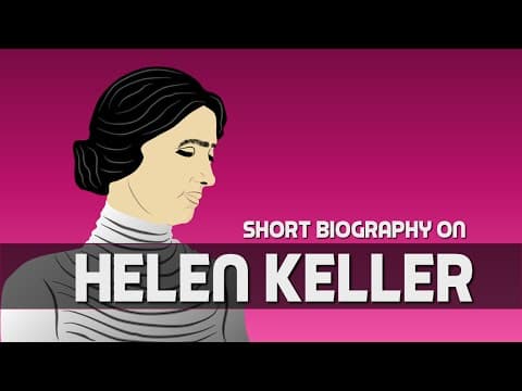 Helen Keller Biography for Children Educational Cartoon Network