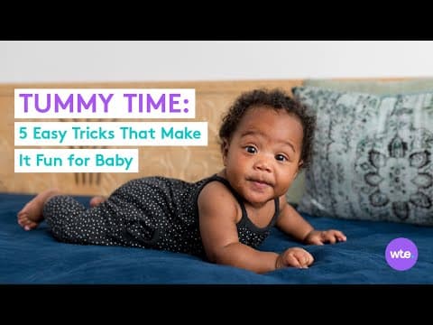 Tummy time for babies-how can you make tummy time exercises more fun for baby?!