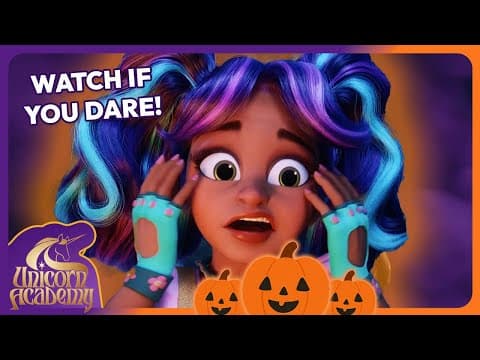 🎃Halloween at Unicorn Academy 🎃 (MEGA COMPILATION!) | Magical Halloween Cartoons for Kids