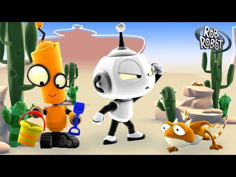 Rob and Friends Head to Weather Planet! 🌵 | Rob The Robot | Preschool Learning