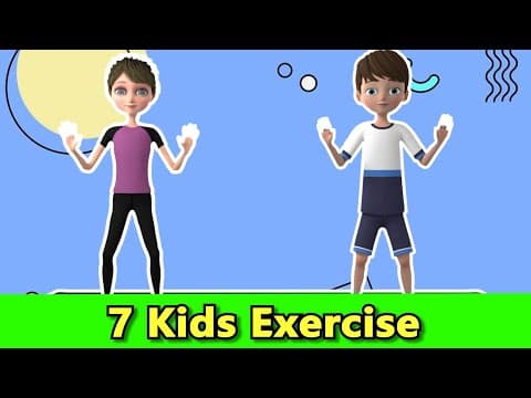 7 Kids Exercises For Stronger Arms| Kids Exercise | Get Active At Home| Lose Fat