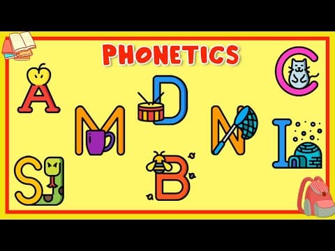 Learn About Phonetics - Preschool Learning For Kids-English Educational Video- Play And Learn Videos