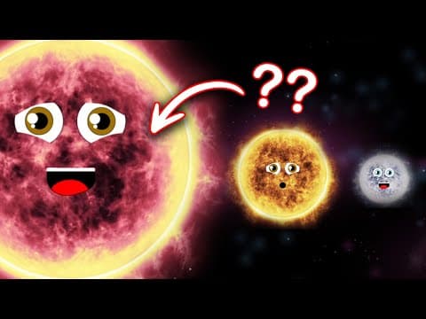 Stars of the Universe Size Comparisons - Dwarf Star Giant Star Supergiant Size And More