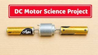 how to make the car using DC motor | science project
