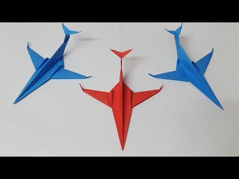 How to Make Planes Toy From Paper | Origami Airplane