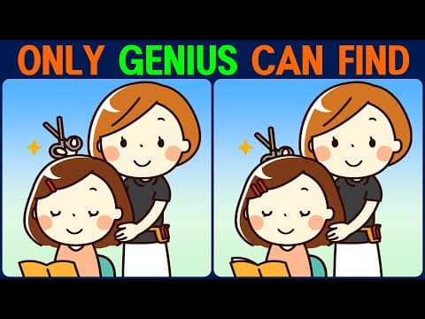 Brain exercise quiz! Find the difference between! │ Good for brain health!