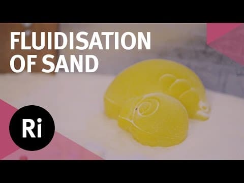 Making Sand Swim with Fluidization