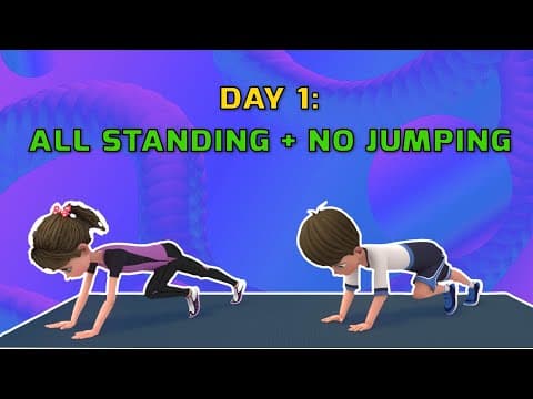 DAY 1 OF 3 WORKOUT PLAN FOR KIDS: BEST STANDING EXERCISES | Kids Exercise