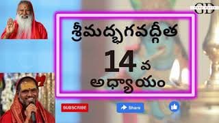 Bhagavad Gita Chapter -14 Telugu Lyrics | భగవద్గీత - 14వ అధ్యాయం గుణత్రయ విభాగయోగః